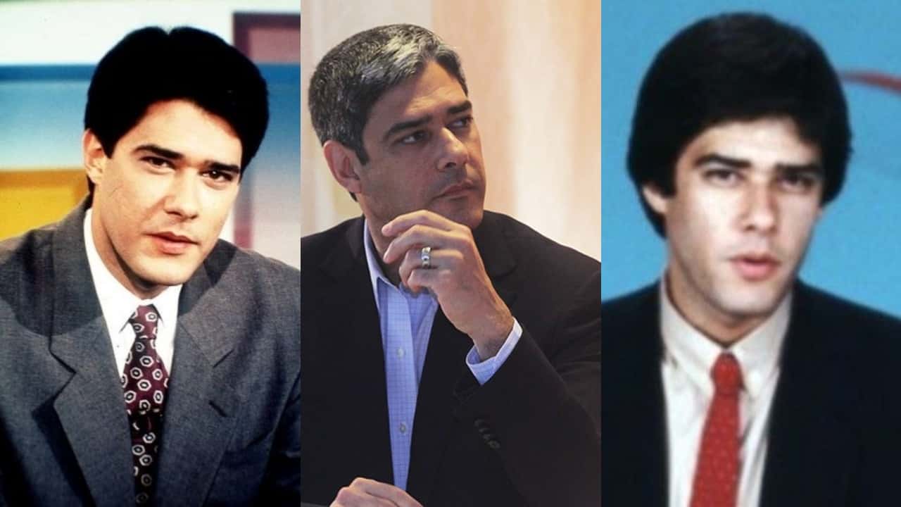 William Bonner e sua trajetória profissional (Foto: Reprodução/TV Globo/Montagem TV Foco)