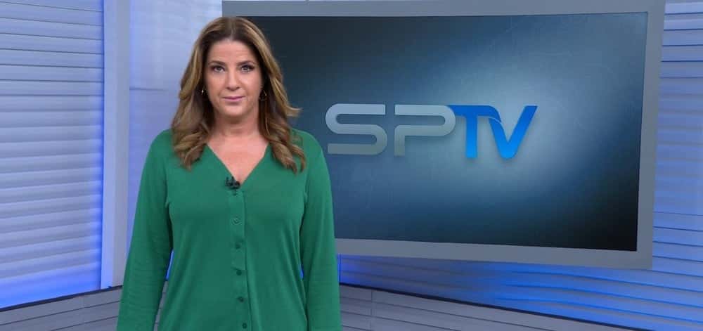 Christiane Pelajo assumiu o lugar de Carlos Tramontina no SPTV, da Globo (Foto: Reprodução)