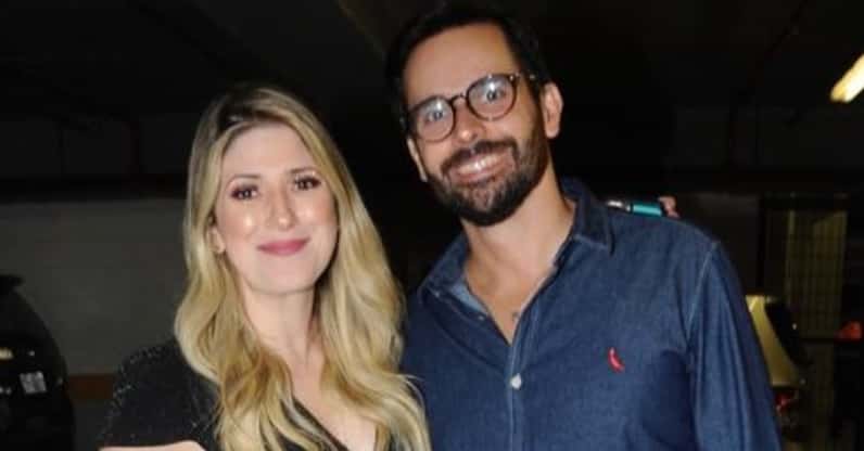 Dani Calabresa e o noivo, Richard J. Neuman (Foto: AgNews)