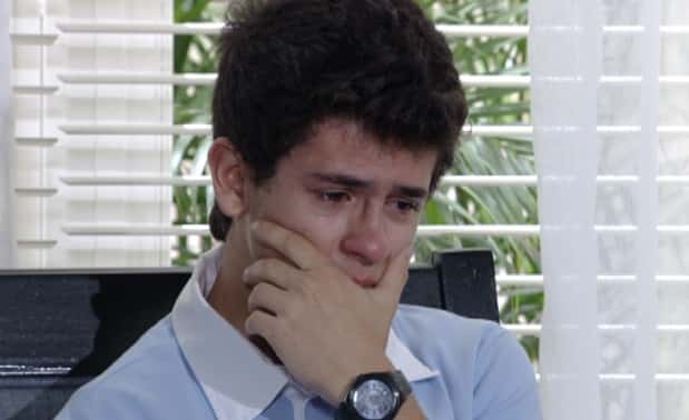 O ator David Lucas está no ar com a reprise da novela Fina Estampa, na Globo (Foto: Reprodução)