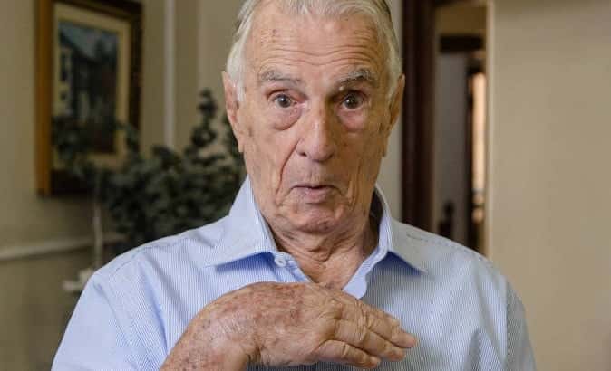 Ator Orlando Drummond atualmente está com 101 anos (Foto: Reprodução)