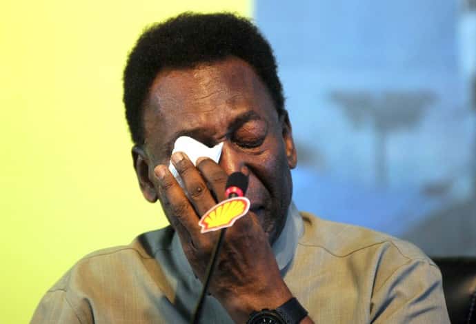 Pelé está sofrendo com a perda do seu irmão mais novo (Foto: Reprodução)