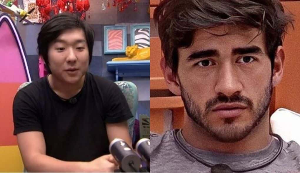 O público está dividido entre eliminar Pyong ou Guilherme do BBB 20 (Foto: Reprodução)