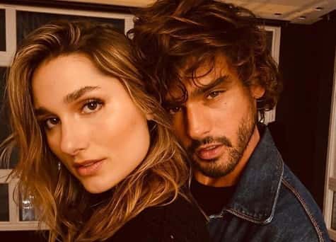 A modelo Sasha Meneghel, filha de Xuxa, posou com Marlon Teixeira, o ex-namorado de Bruna Marquezine, no evento de uma grife (Foto: Reprodução / Instagram)