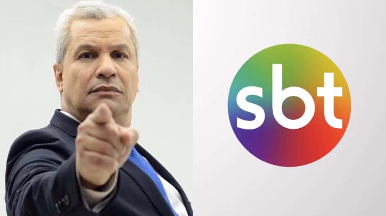 Sikêra Jr apareceu em uma transmissão ao vivo do Domingo Legal, no SBT (Reprodução)