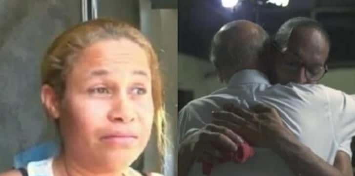 Dona Cida foi entrevistada por Sikêra Jr. após ver a assassina de seu filho no Fantástico, da Globo (Foto: Reprodução)