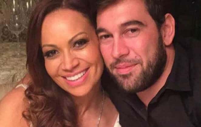 Solange Almeida e o namorado Leandro Andriani (Foto: Reprodução)