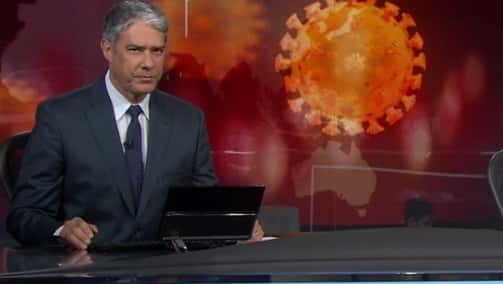 O apresentador William Bonner apresenta o Jornal Nacional (Foto: Reprodução / TV Globo)