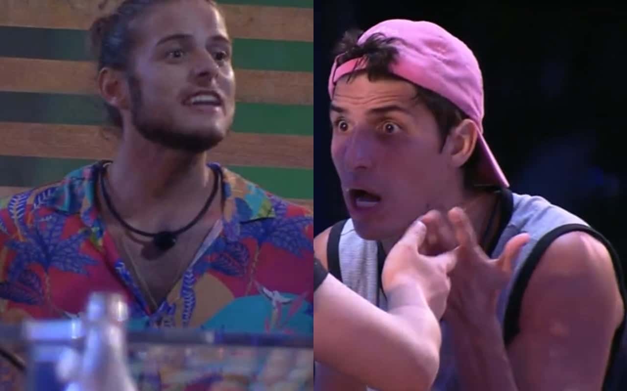 BBB20: Daniel e Prior discutem por estalecas na festa do líder (Foto: reprodução)