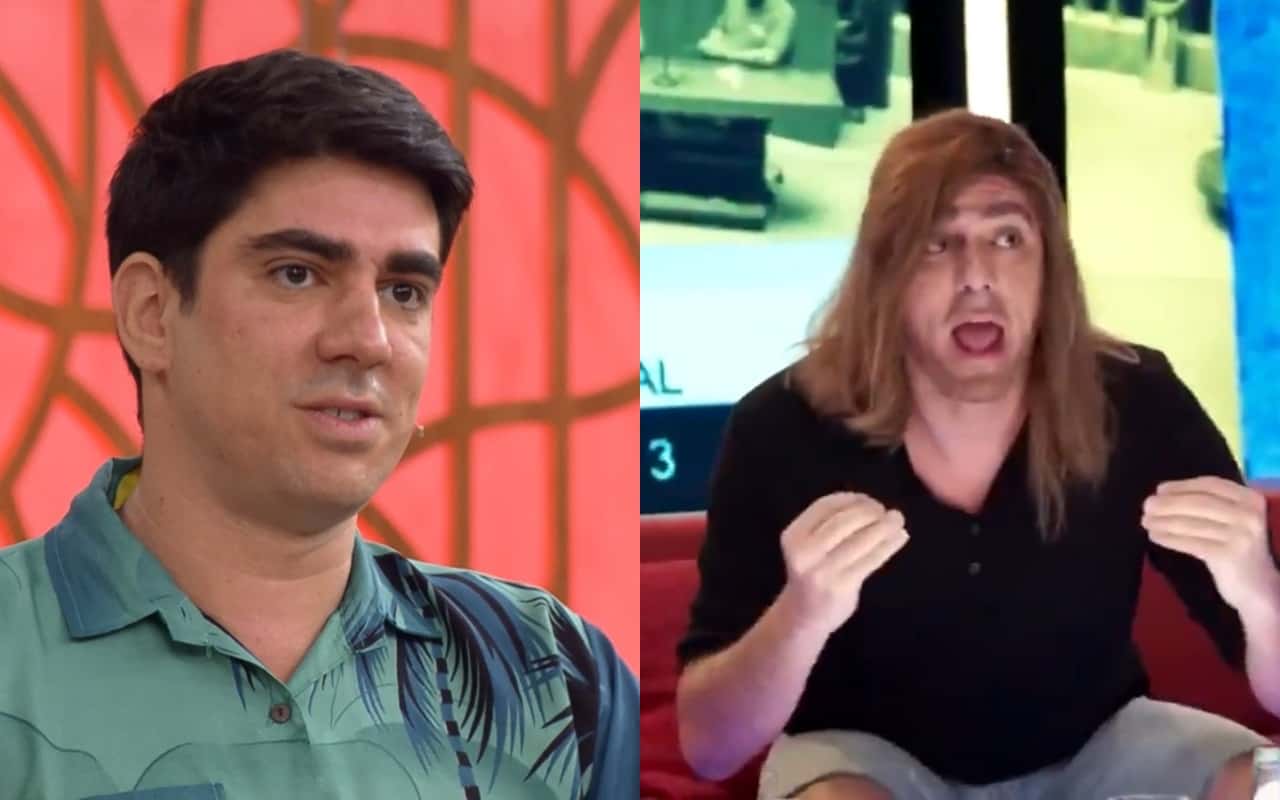 BBB20: Marcelo Adnet imitou Daniel em seu programa (Foto: reprodução/Globoplay)