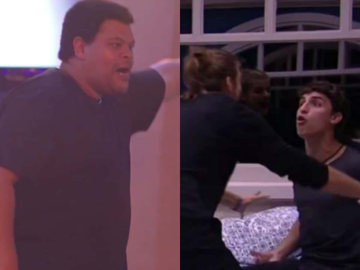BBB20: Após briga polêmica entre Daniel e Felipe Prior no reality show da Globo, Babu perde a linha e parte para cima do namorado de Marcela dentro d Big Brother Brasil (Foto: Reprodução/GloboPlay/Montagem TV Foco)