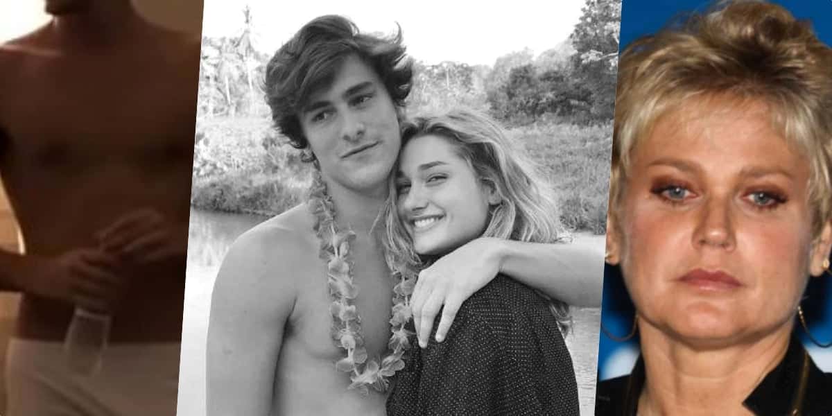 Bruno Montaleone ex de Sasha surge com corpão e mostra o que a filha de Xuxa perdeu (Foto montagem: TV Foco)