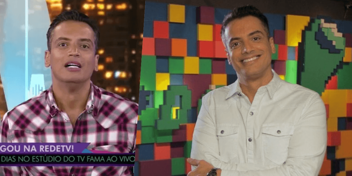Leo Dias deu o que falar ao vivo na RedeTV (Foto montagem)