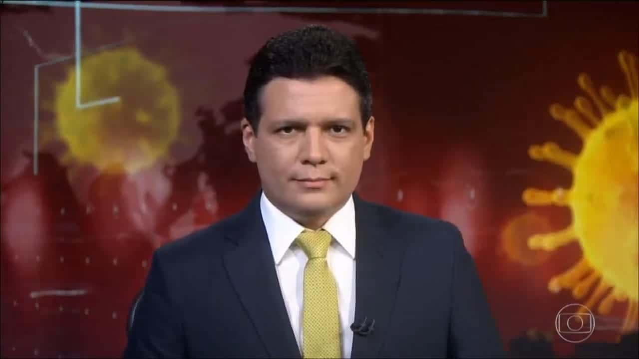 Marcelo Magno faz parte do rodízio fixo do Jornal Nacional (Foto: Reprodução/TV Globo)