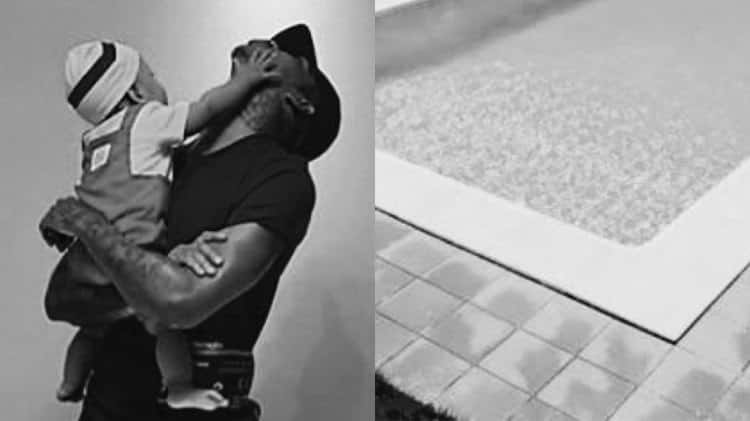 Filho do famoso jogador Raniel está internado na UTI após se afogar em piscina