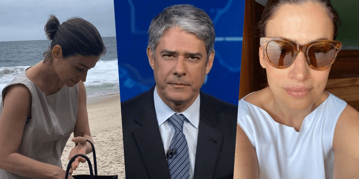Renata Vasconcellos mostrou que é gente como a gente (Foto montagem: TVFoco)