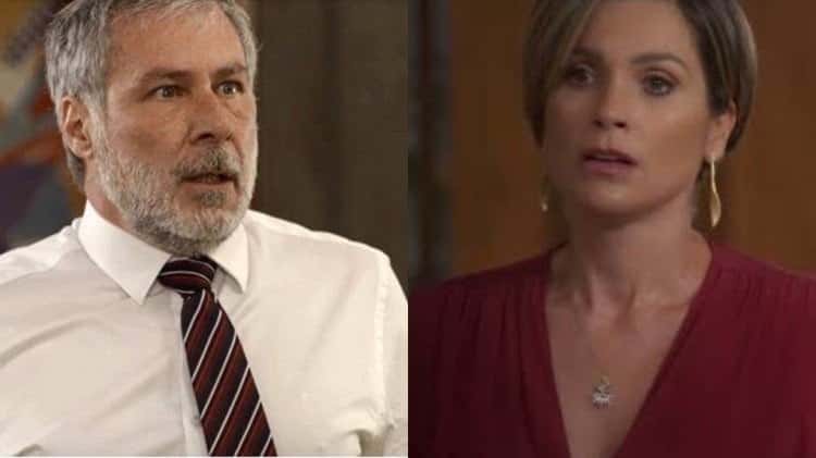 Hugo (Leopoldo Pacheco) armou contra Helena (Flávia Alessandra) em Salve-se Quem Puder (Foto: Reprodução/Globo/Montagem TV Foco)