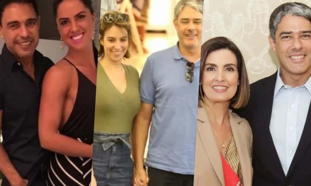 Zezé e Graciele Lacerda, William Bonner e Natasha Dantas, Bonner e Fátima (Foto: Reprodução)