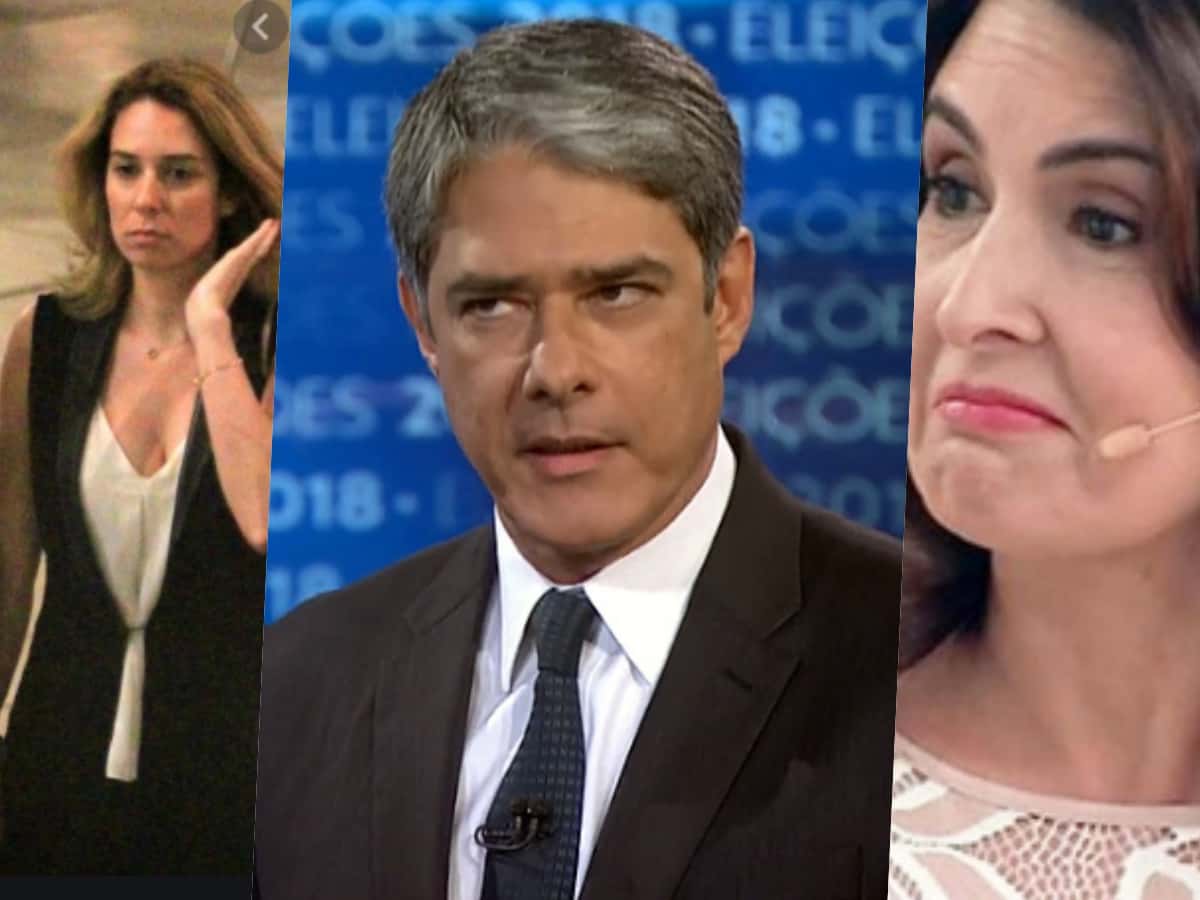 William Bonner já foi envolvido em diversas situações que chamaram a atenção (Foto montagem: TV Foco)