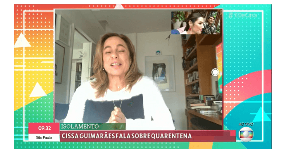 Cissa Guimarães revela caos em casa durante isolamento social (Foto: Reprodução/Gshow)