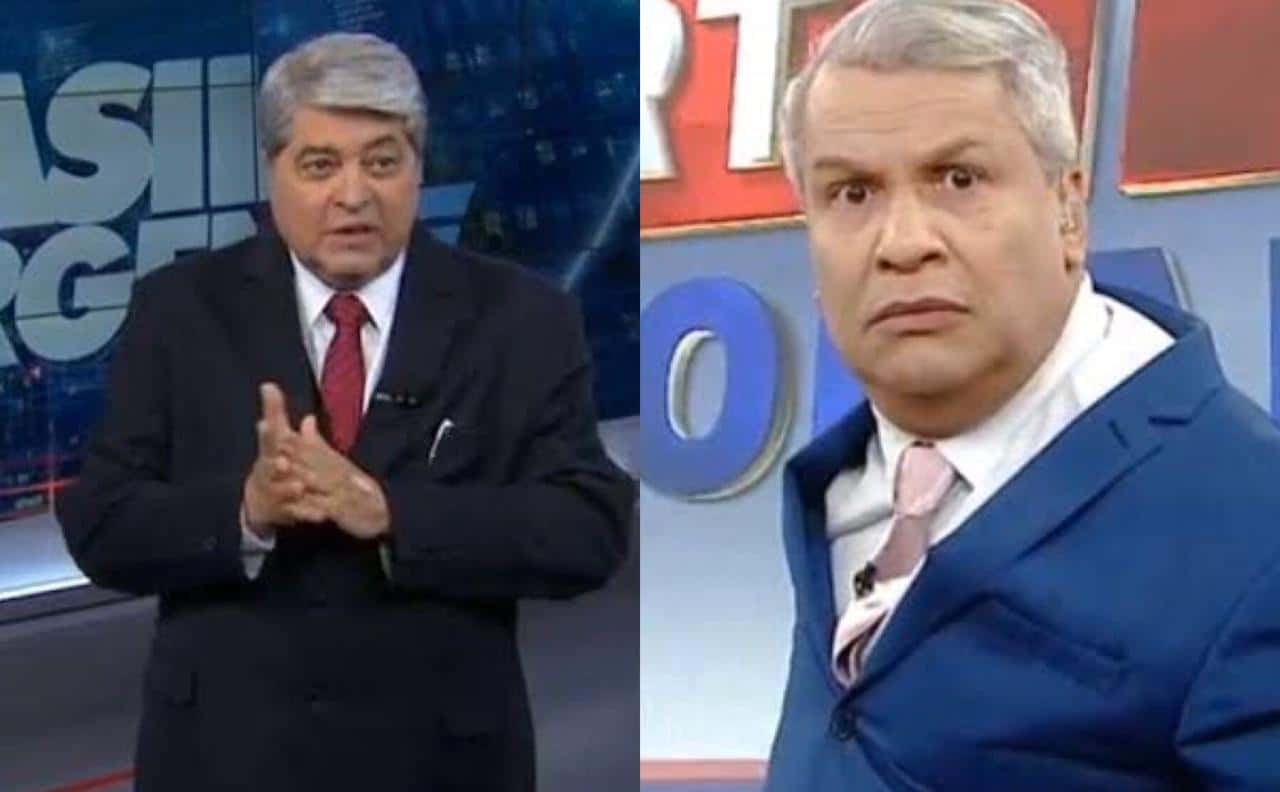 Datena ficou na frente de Sikêra Jr na disputa por média de audiência (Foto: Reprodução)