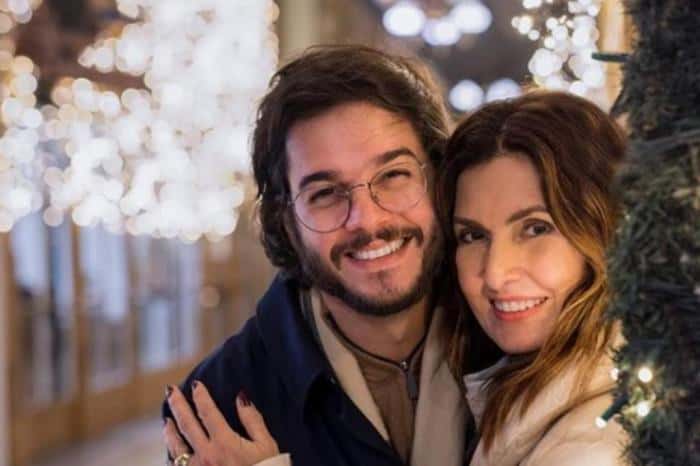 Fátima Bernardes está passando os dias em quarentena ao lado do namorado, Túlio Gadêlha (Foto: Reprodução)