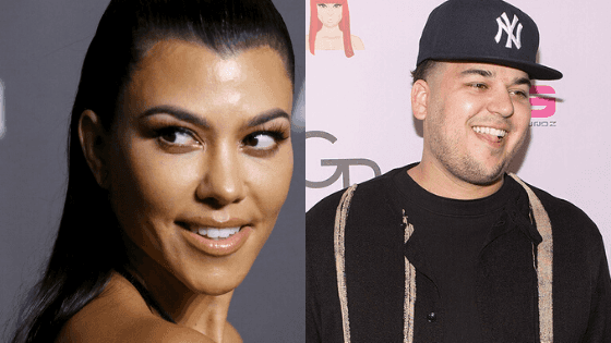 Kourtney Kardashian e Rob Kardashian