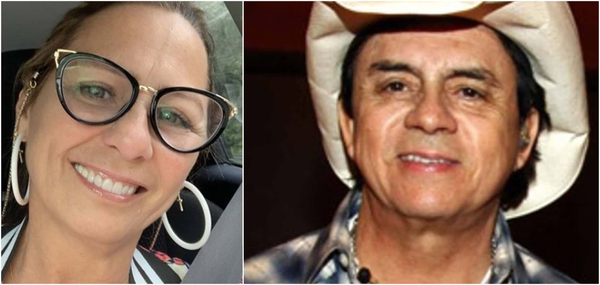Adenair Lima e Chitãozinho foram casados por anos (Reprodução)