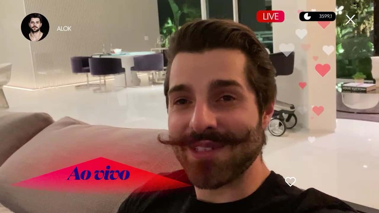 Alok fará live em casa para a Globo