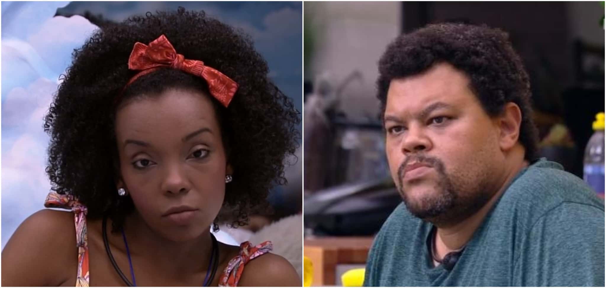 Thelma e Babu disputam com Thelma vaga na final do BBB20 (Reprodução: Globo)