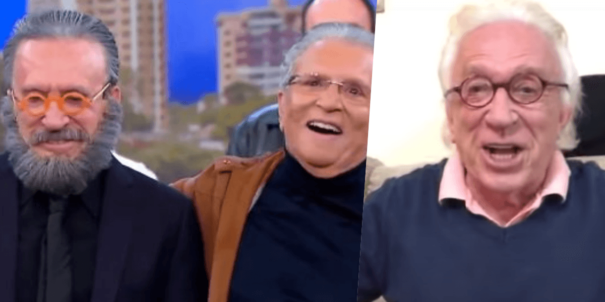 Carlos Alberto e Moacyr Franco em grandes amigos (Foto montagem)