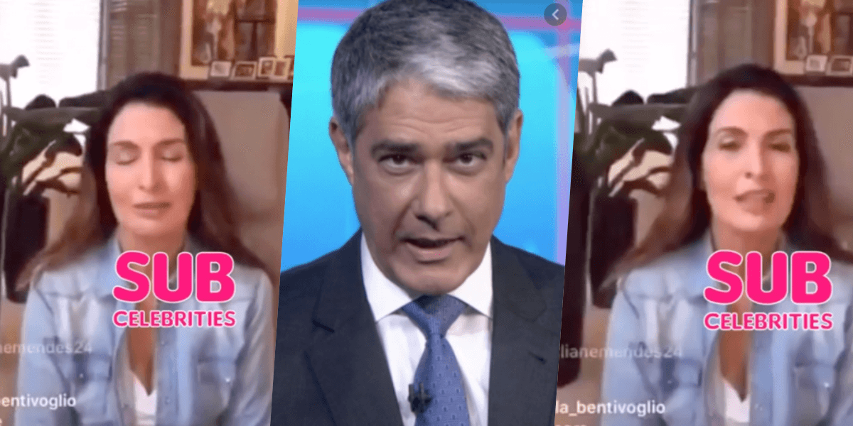 Fátima Bernardes trocou o nome do namorado por William Bonner (Foto montagem: TV Foco)
