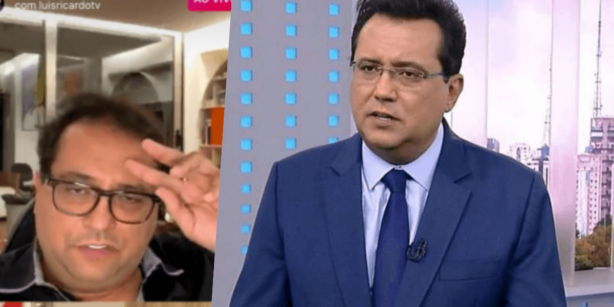 Geraldo Luís ao vivo em live com Luis Ricardo (Foto montagem: TV Foco)