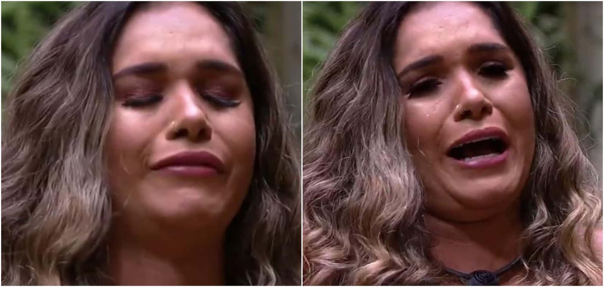 Gizelly pediu para não ser eliminada do BBB 20 (Reprodução: Globo)
