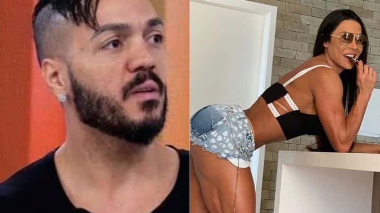 Gracyanne Barbosa sobe pelas paredes no ritmo de funk e longe de Belo (Imagem: Instagram)