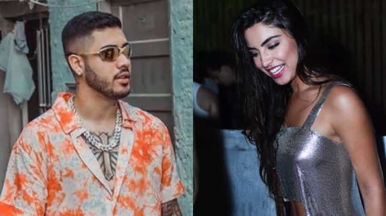 Kevinho e Gabriela Versani jogaram a "tag do casal" onde a resposta vinha junto com o cara num prato com farinha (Imagem: Instagram)