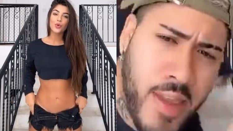 Kevinho invade vídeo íntimo da namorada Gabriela Versiani (Montagem: TV Foco)