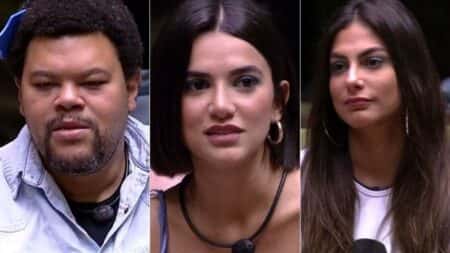 Babu, Manu e Mari disputaram o décimo sexto paredão do BBB (Foto: Montagem)