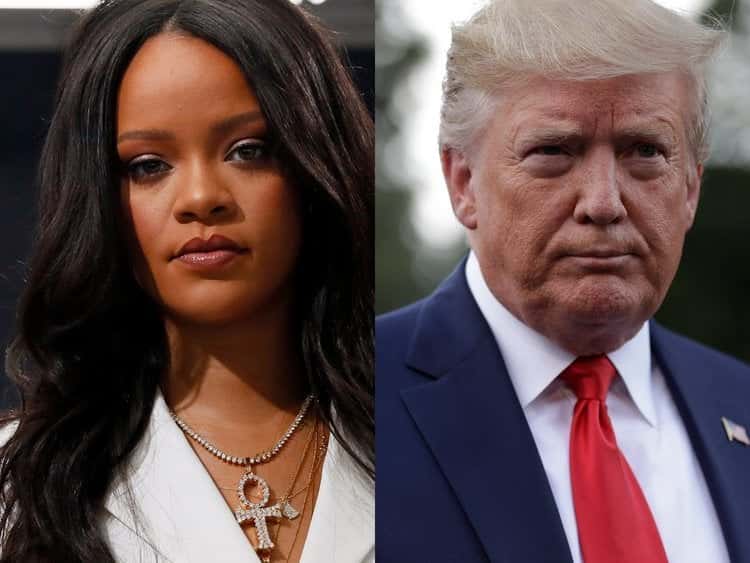 Em meio a pandemia, Rihanna crítica Donald Trump e afirma: "Ao contrário do presidente eu estou tentando salvar o mundo" (Foto: Reprodução)