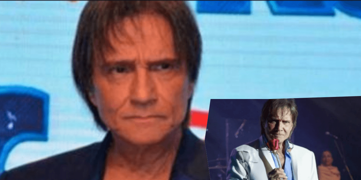 Roberto Carlos levou chamada da Globo (Foto montagem)