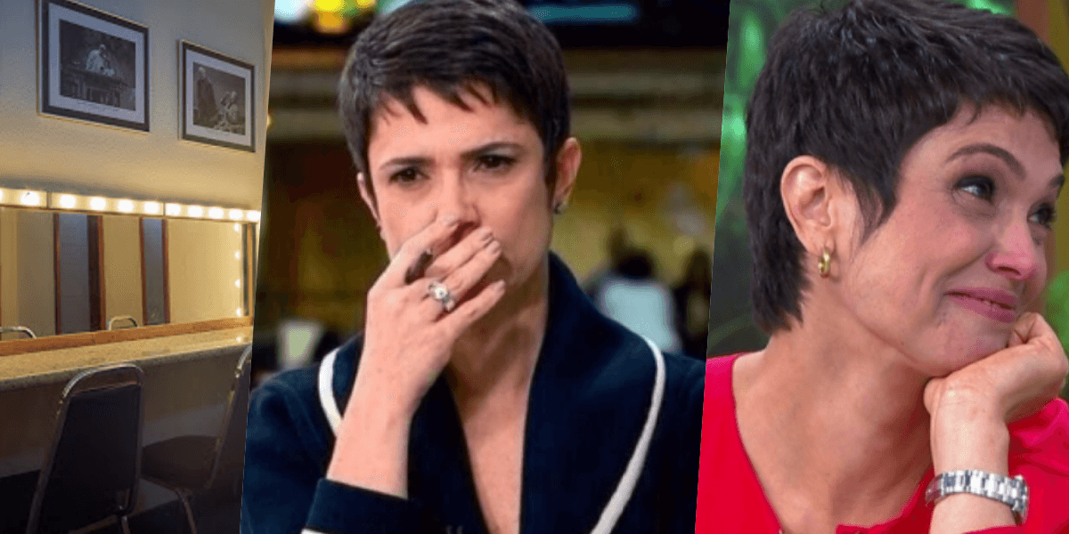 Sandra Annenberg não estaria nem um pouco feliz com atual situação na Globo (Foto montagem)