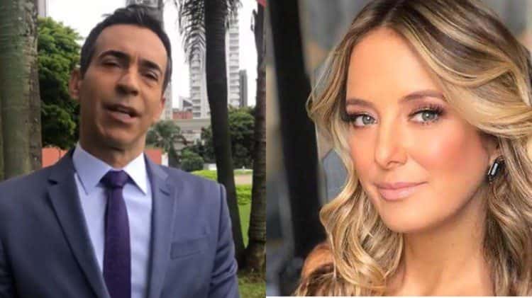 Cesar Tralli e Ticiane Pinheiro (Montagem: TV Foco)