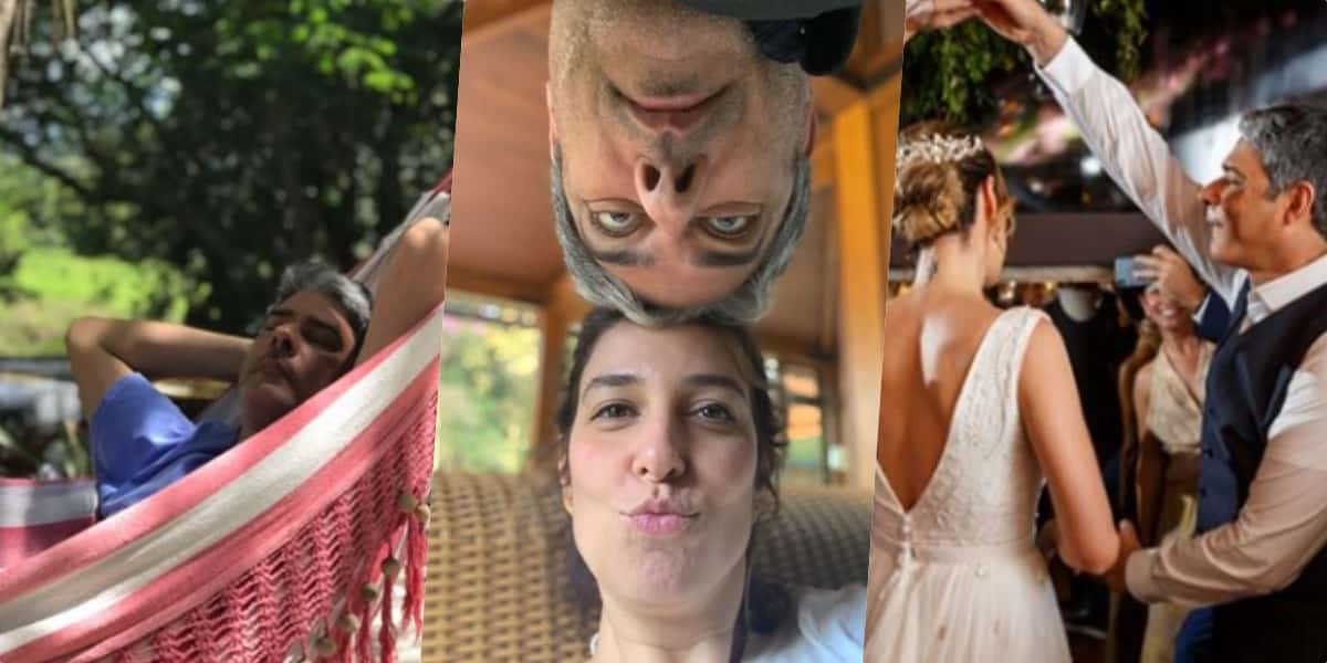 William Bonner e Natasha Dantas tiveram momentos pessoais divulgados (Foto montagem: TV Foco)