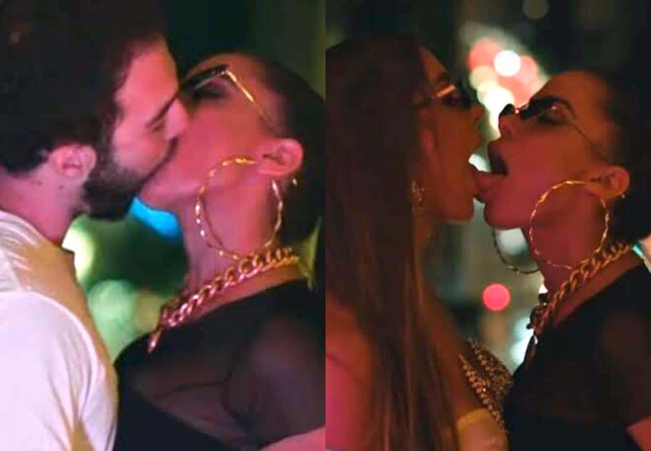 Anitta no videoclipe da música "Sin Miedo" do álbum Kisses, indicado ao Grammy Latino (Foto: Reprodução / YouTube)