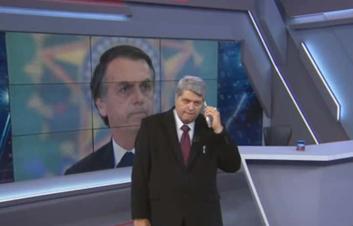 Datena declarou que não voltará a entrevistar Jair Bolsonaro e afirmou que não levanta bandeiras políticas (Foto: Reprodução / Band)