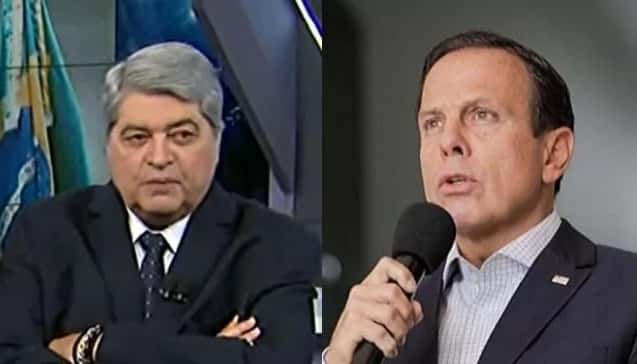 Datena tem enfrentado João Dória diariamente durante a pandemia (Foto: Reprodução)