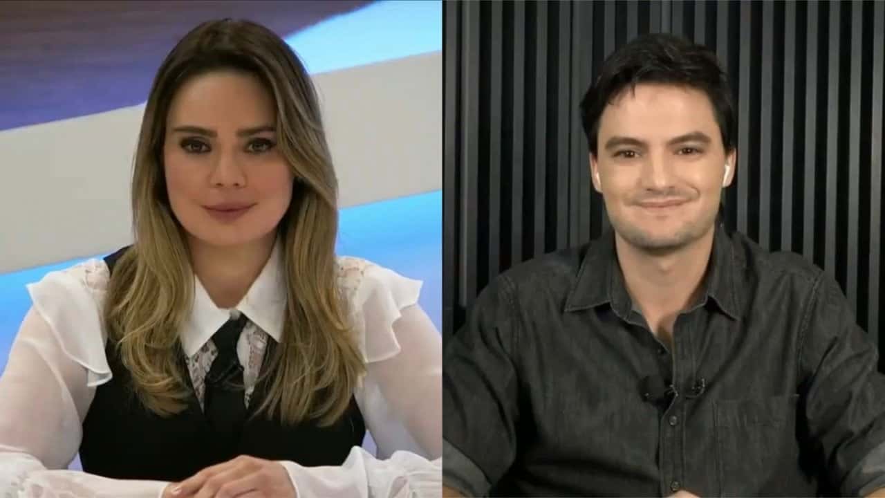 Felipe Neto e Rachel Sheherazade Foto:Reprodução