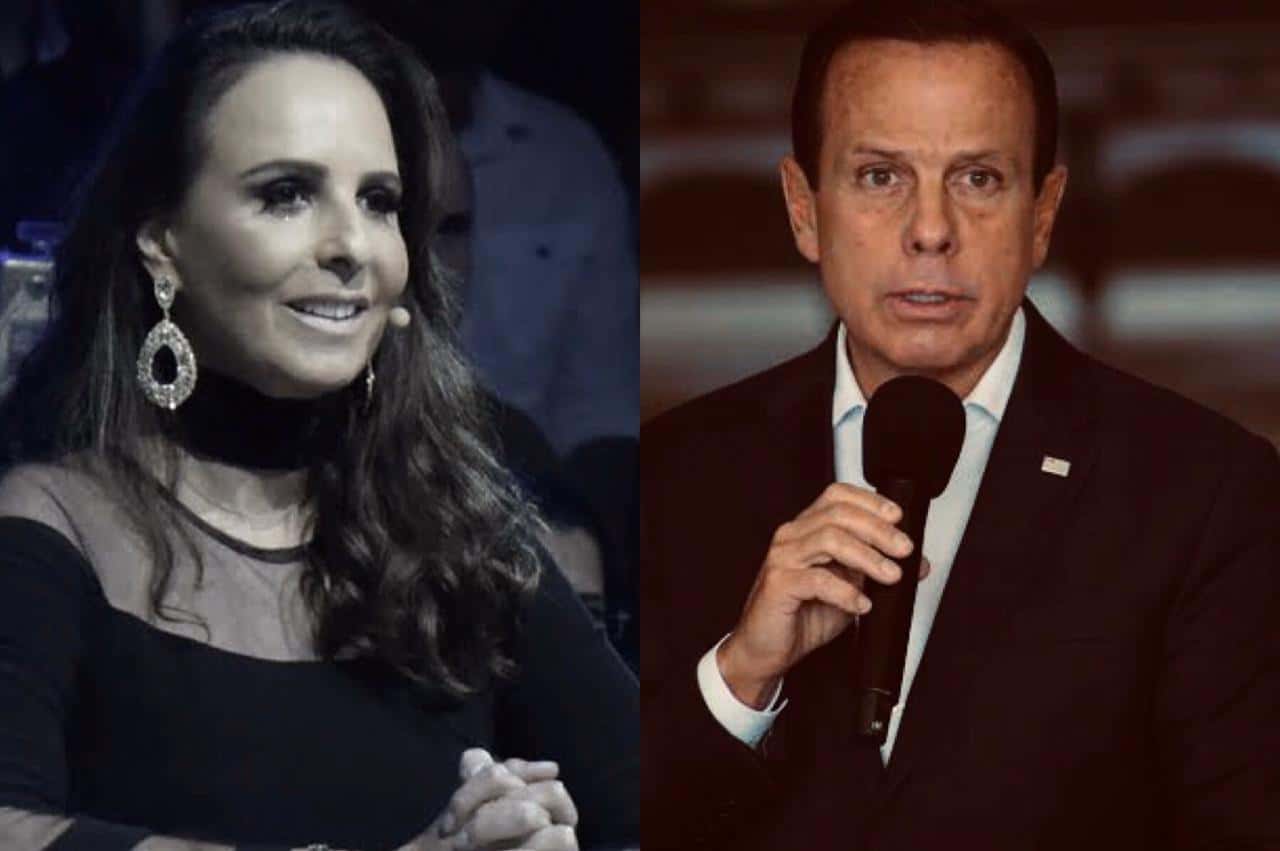 Fernanda Chamma, que já fez ponta no Domingão do Faustão e no Dancing Brasil, soltou o verbo e massacrou João Dória (Foto: Reprodução)