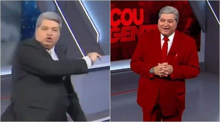 Datena foi chamado de "comunista" nas redes sociais. (Foto: Montagem/Reprodução)