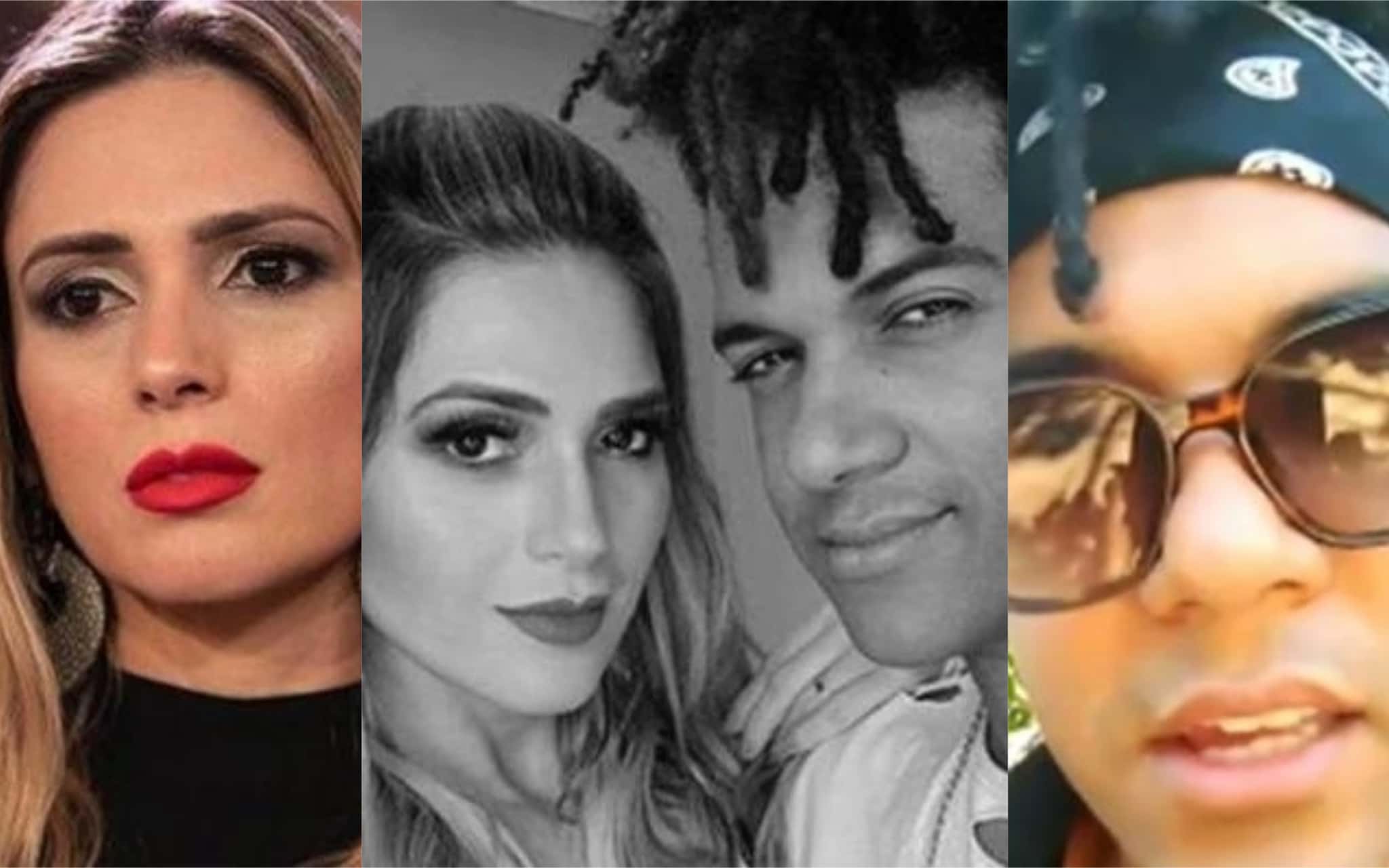 Nadja Pessoa e D'Black terminaram o casamento (Foto montagem: TV Foco)